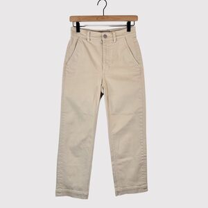 Everlane Womens Pants Beige Chino Mid Rise Straight Ankle Trouser Stretch Size 2